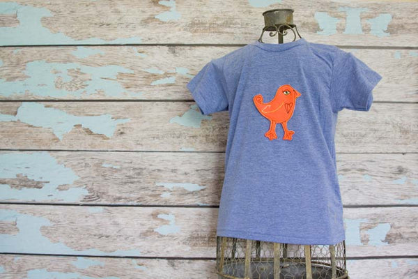Custom Bird Heathered Crew