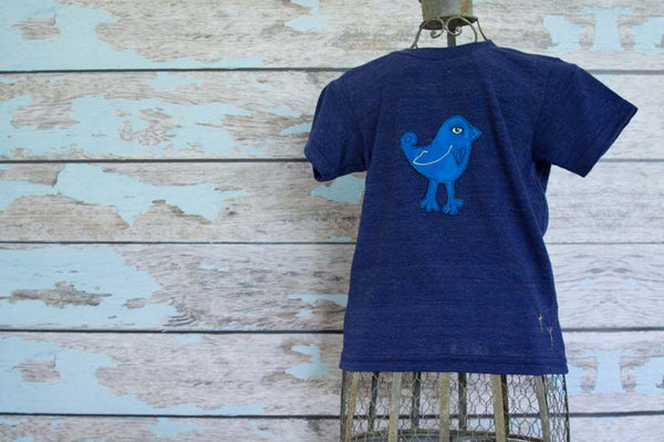 Custom Bird Heathered Crew