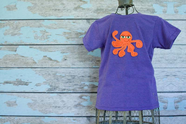 Custom Octopus Heathered Crew