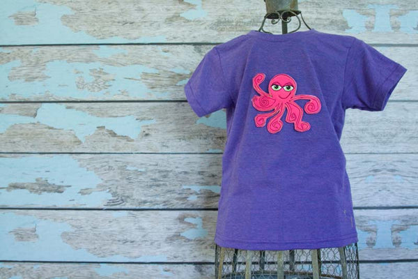 Custom Octopus Heathered Crew