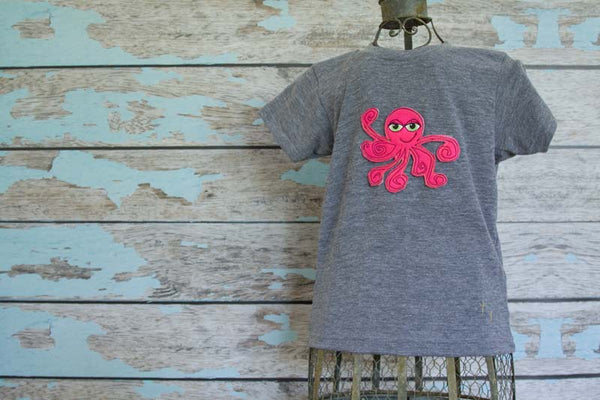 Custom Octopus Heathered Crew