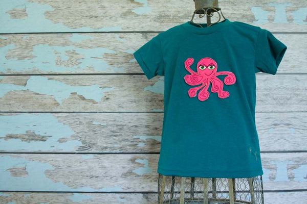 Custom Octopus Heathered Crew