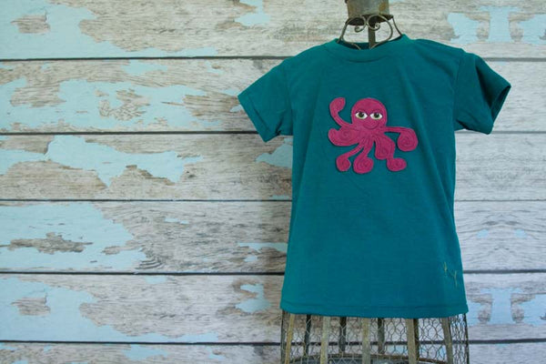 Custom Octopus Heathered Crew