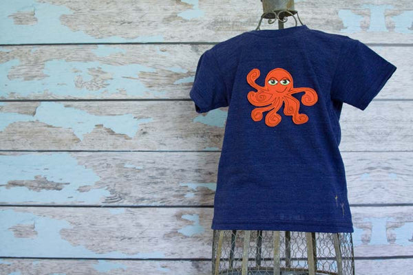 Custom Octopus Heathered Crew