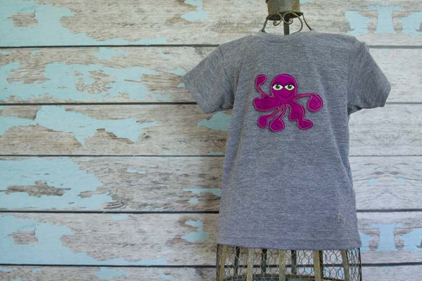 Custom Octopus Heathered Crew