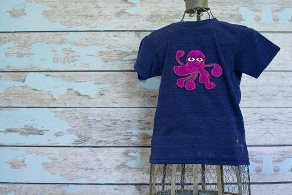 Custom Octopus Heathered Crew