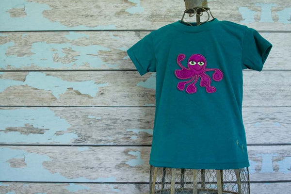 Custom Octopus Heathered Crew