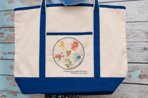 Celebrating All Abilities Large Printed Tote
