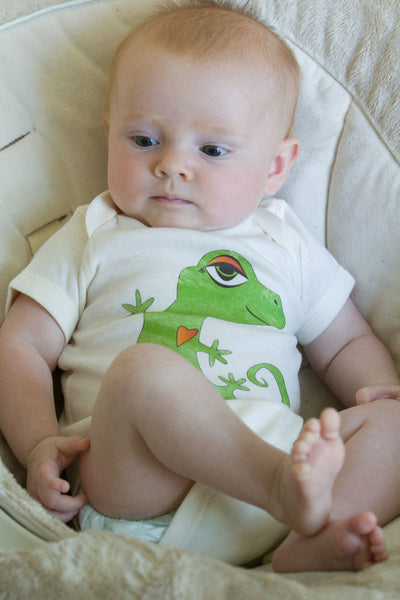 Natural Printed Onesie