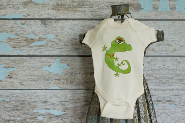 Natural Printed Onesie