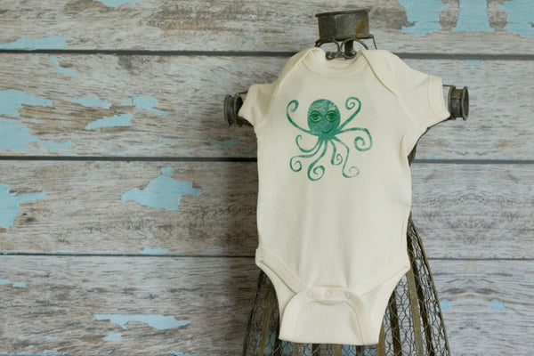 Natural Printed Onesie