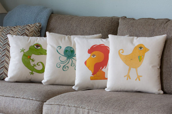 Printed Throw Pillow