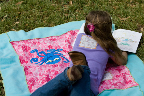 Emma Appliqued Octopus Blanket