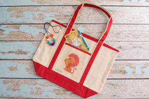 Large Printed Tote