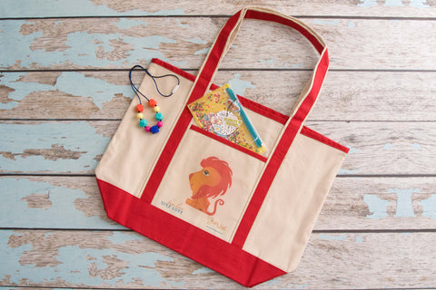 Large Printed Tote