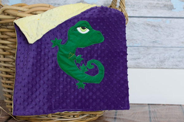 Kalli Appliqued Gecko Lovie