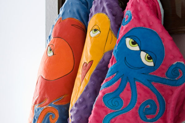 Gracey Jayne Appliqued Bird Lovie