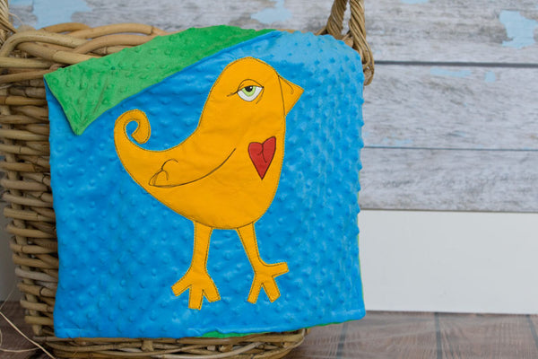 McDade Appliqued Bird Lovie