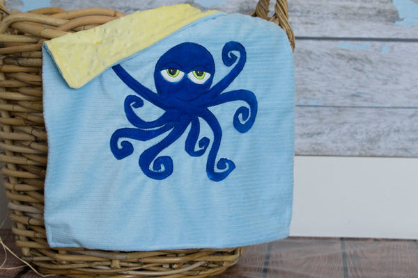 Rigby Appliqued Octopus Lovie